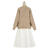 Anime Frieren:Beyond Journey's End Frieren White Dress Sweater Set Outfits Cosplay Costume Halloween Carnival Suit